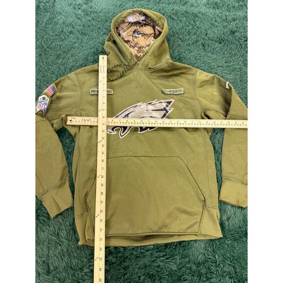 Nike Philadelphia Eagles NFL Camo Salute to Service Hoodie Sweatshirt Small - Picture 6 of 7